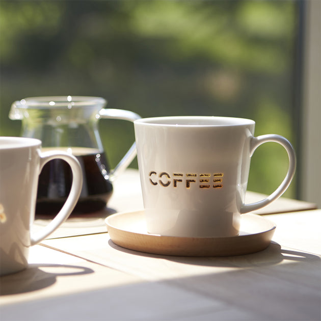 手彫りコーヒーカップ 手彫り コーヒーカップ 木製 天然木 作家 日本製 チェリー材