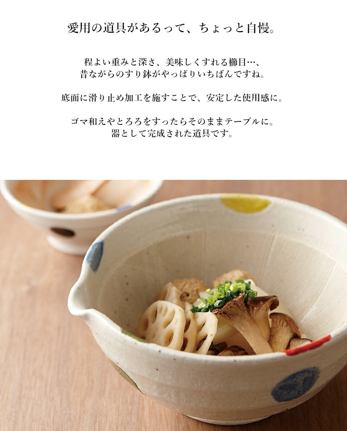 日本製 美濃焼 ノンスリップすり鉢 7号 さび – マルラボ