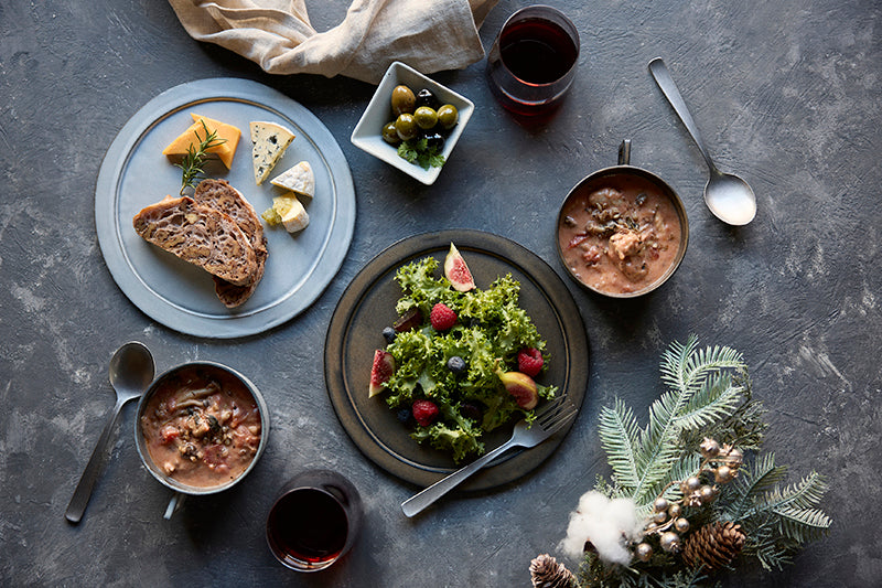 笠間焼 Rikizo ベニェ リムプレート　LL ブラック 丸利玉樹利喜蔵商店 Rikizo リキゾー ベニェ リムプレートLL 笠間焼