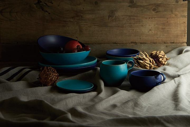 丸利玉樹利喜蔵商店 Rikizo リキゾー ブルー スープカップ 笠間焼