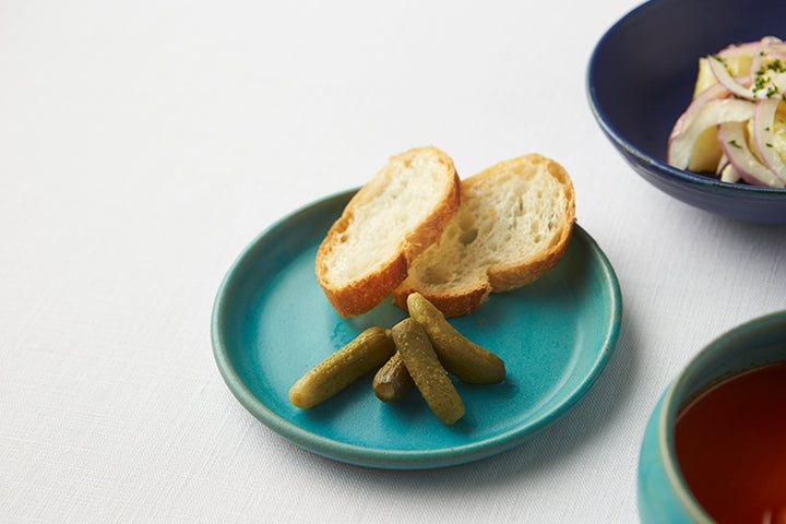 ブルーアゲット笑口丸玉 丸利玉樹利喜蔵商店 Rikizo リキゾー ブルー スープカップ 笠間焼