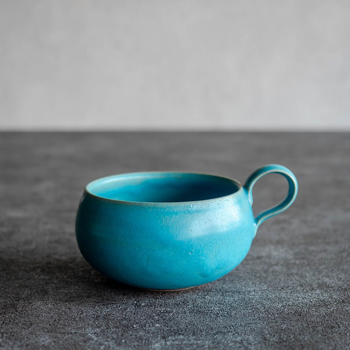 丸利玉樹利喜蔵商店 Rikizo リキゾー ブルー スープカップ 笠間焼