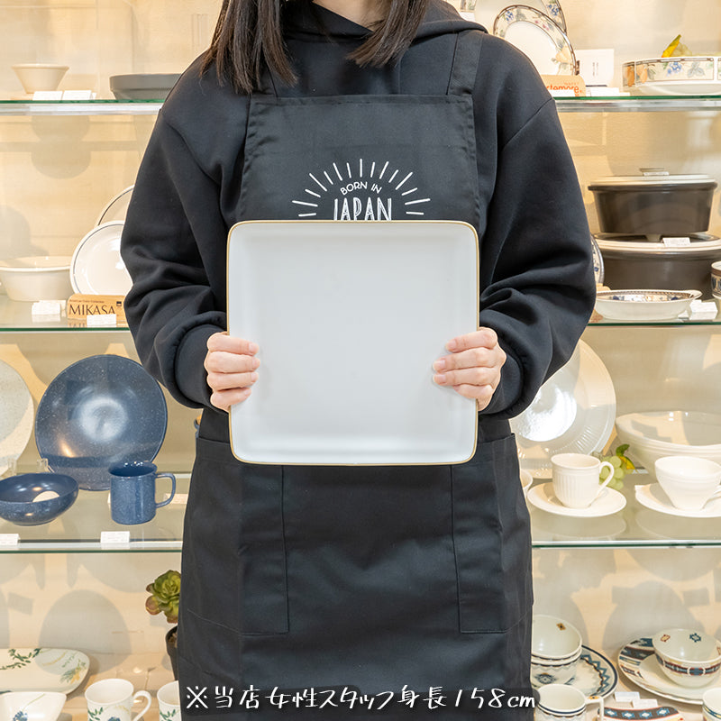 南京　錦平三重　大皿　2枚セット 幸楽窯 錦金たたき鯛形大盛皿