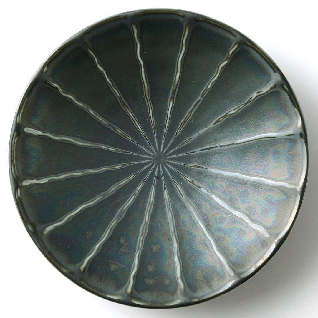 丸利玉樹利喜蔵商店 TAMAKI エアースタック ギンサイ 5寸皿 黒天目