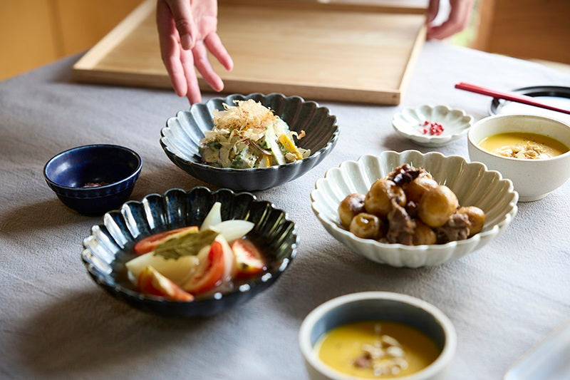 土もの深皿 Amazon.co.jp: 美濃焼 窯変 煮物鉢 中鉢 サラダボウル 皿 深皿