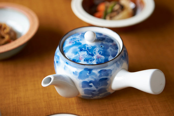 丸利玉樹利喜蔵商店 TAMAKI 和の器 8号土瓶 墨小花 マジック