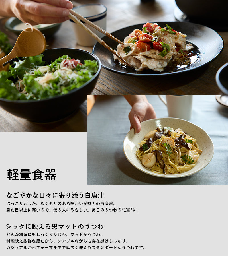 丸利玉樹利喜蔵商店 TAMAKI 和の器 軽量食器 プレートL (7寸皿