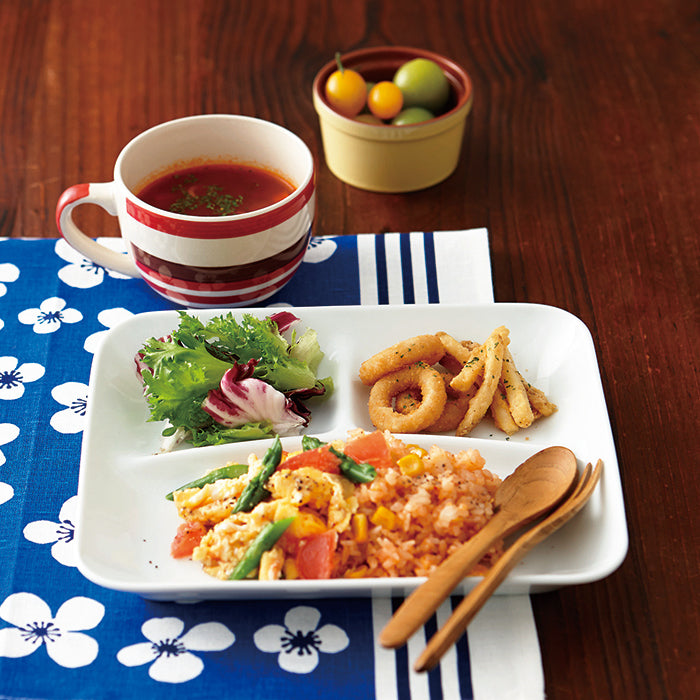 OUR  ランチセット 楽天市場】ランチプレート オーバル深型 約680g 深い 深め すくい