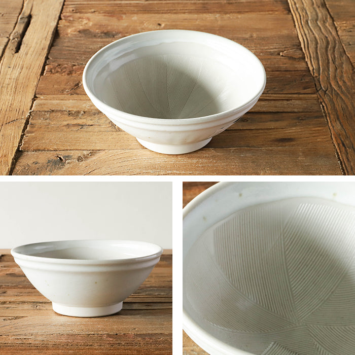 日本製 美濃焼 ノンスリップすり鉢 7号 白 – マルラボ