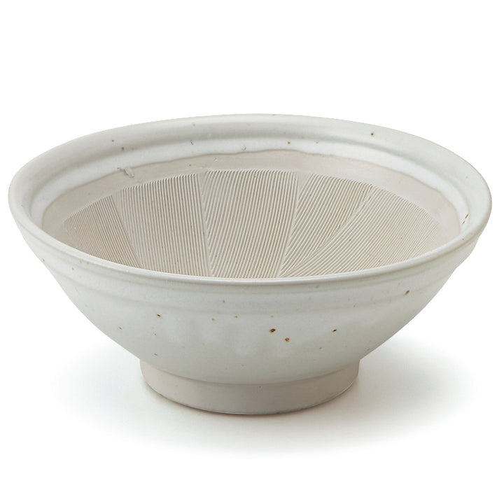 日本製 美濃焼 ノンスリップすり鉢 7号 白 – マルラボ