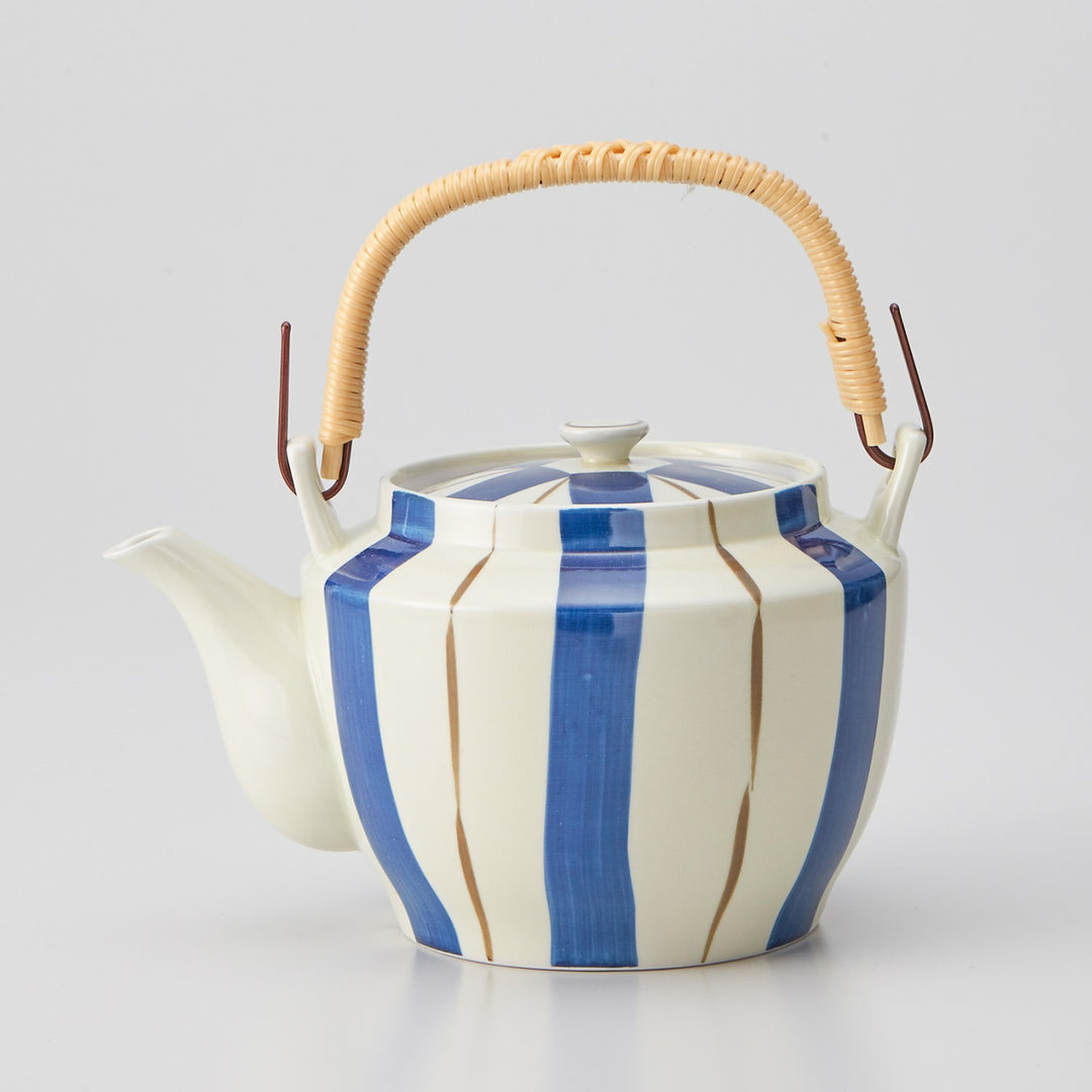 丸利玉樹利喜蔵商店 TAMAKI 和の器 5号土瓶 二色太十草 和食器 – マルラボ