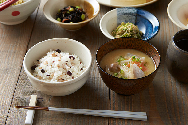 日本製 山中塗 レンジ京型 欅(けやき)杢目丼 – マルラボ