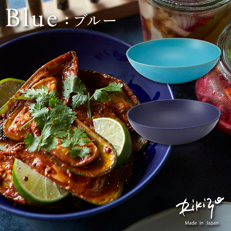 丸利玉樹利喜蔵商店 Rikizo リキゾー ブルー ボウルL 笠間焼